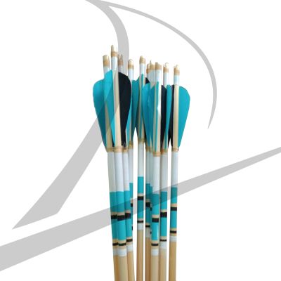 ARK OKÇULUK AHŞAP BOYANMIŞ OK - 1