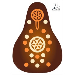 Ark Okçuluk Hedef Kağıdı Puta 100 x 70 - Ark Okçuluk