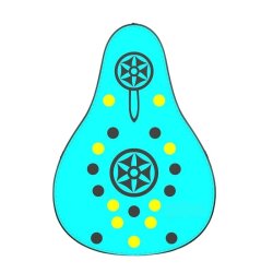 Mini Geleneksel Okçuluk Putası (Hedef ölçüsü : 57 x 40 x 8 cm) - Ark Okçuluk