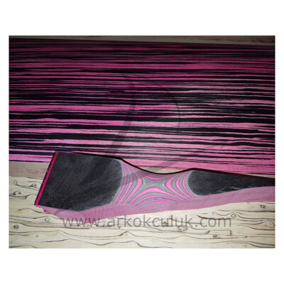 Renklendirilmiş Ahşap - Yay Kabzası için - Action Wood - 4