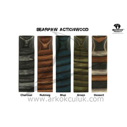 Renklendirilmiş Ahşap - Yay Kabzası için - Action Wood - 2